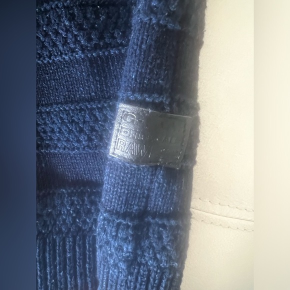 Men’s G-Star Navy Sweater - Picture 4 of 4